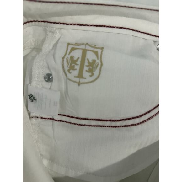 Talbots Jeans 12/31 Flawless Slim Ankle Curvy White Slimming Stretch - Picture 6 of 8